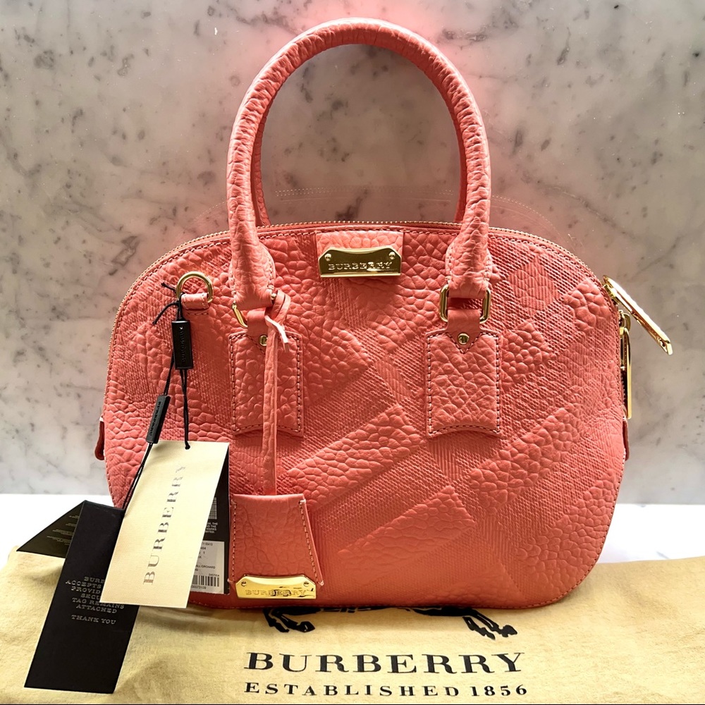 BURBERRY Check Orchard Bag